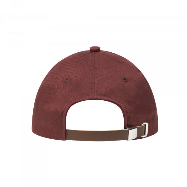 College Logo 6P Cap (bordeaux)