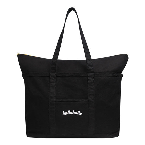 Pistol Logo Canvas Tote Bag (black/black) L