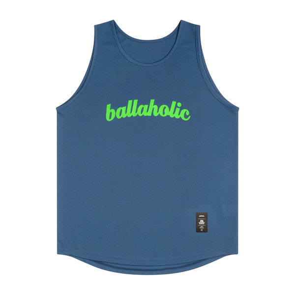 Logo Tank Top (dark blue/lime green)