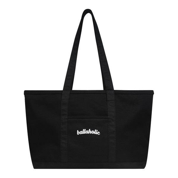 Pistol Logo Canvas Tote Bag (black/black) L
