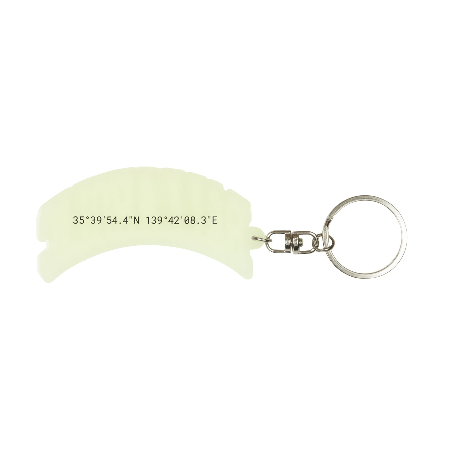 College Logo Luminous Keychain (black/white)