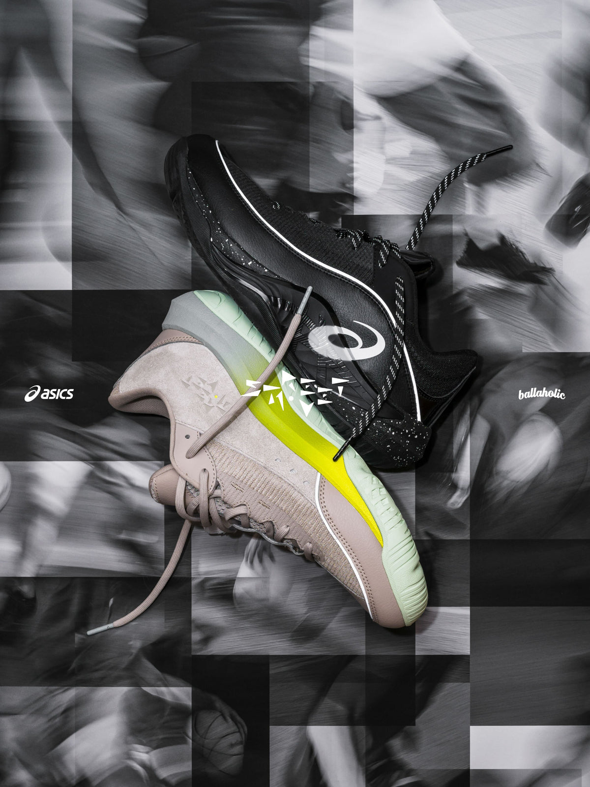ASICS × ballaholic Collaboration Model UNPRE ARS LOW 3
