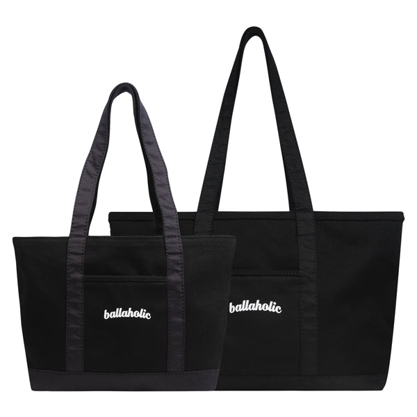 Ball On Journey Logo Canvas Tote Bag (natural) M