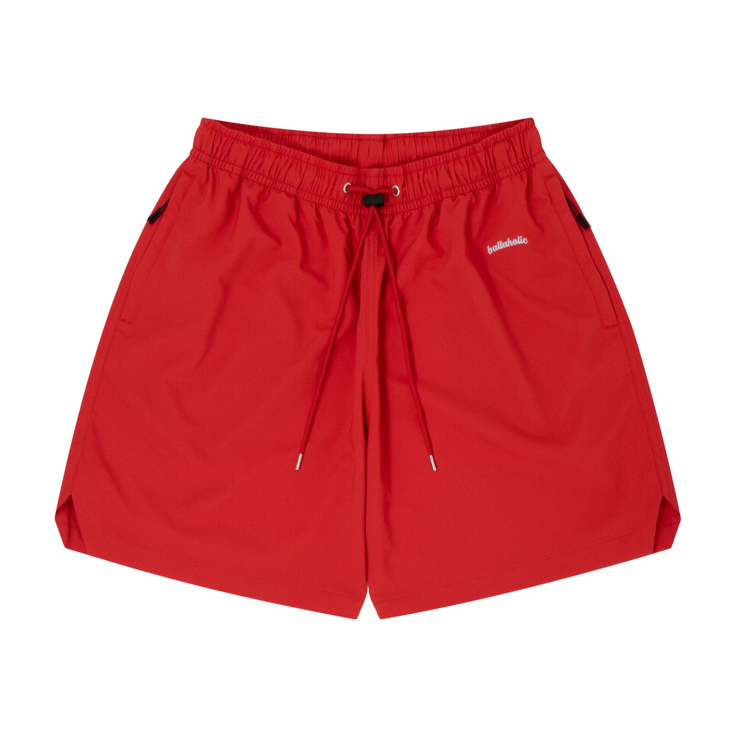Logo Anywhere Zip Shorts (red)