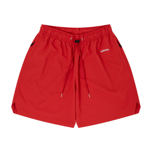 Logo Anywhere Zip Shorts (red)