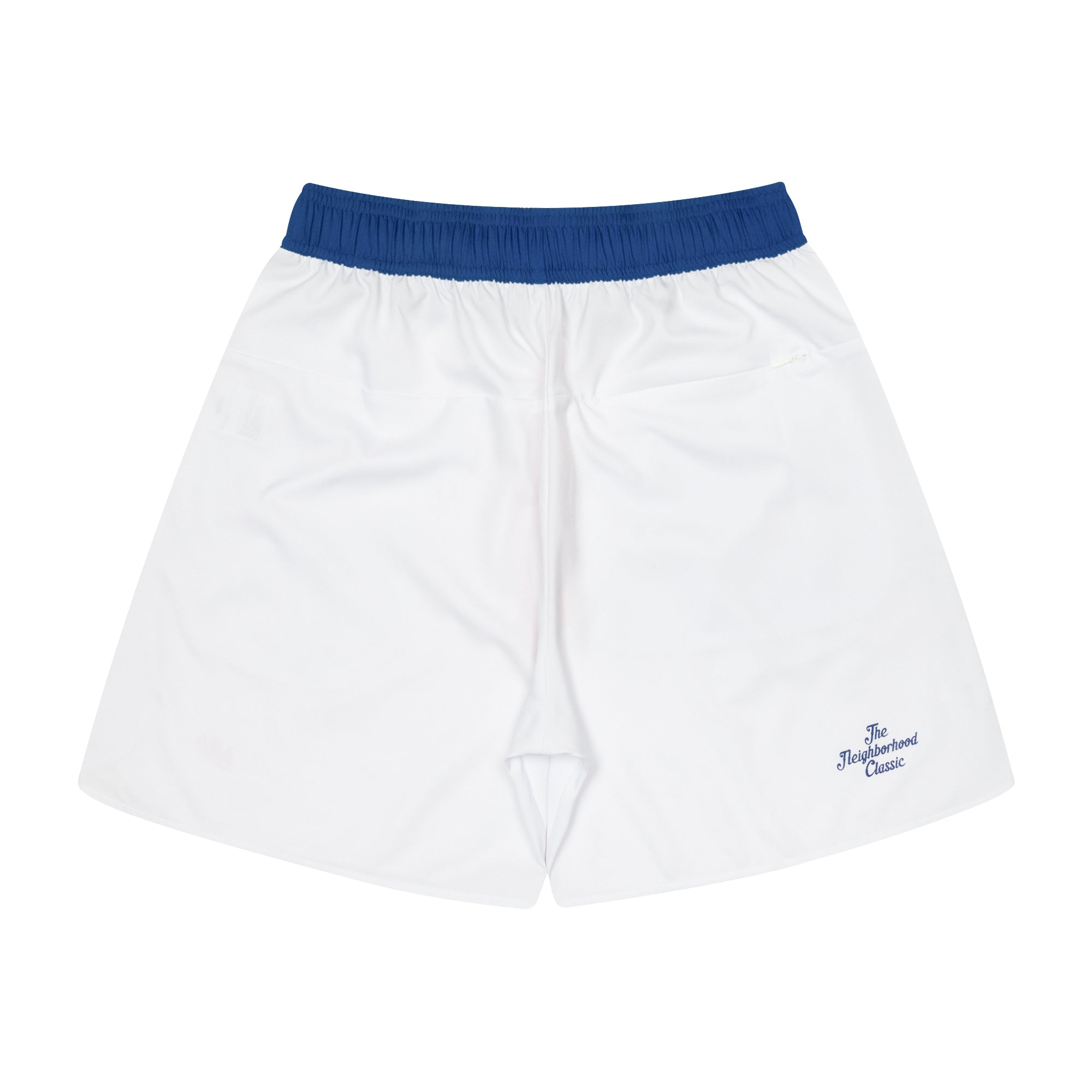 The Neighborhood Classic Zip Shorts (white)