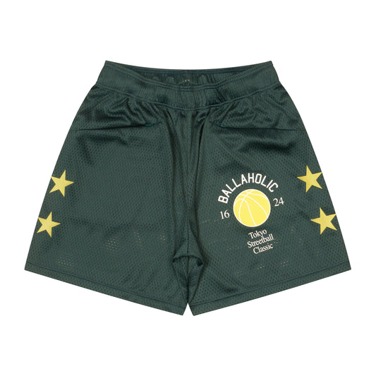 TSC Mesh Zip Shorts (dark green)