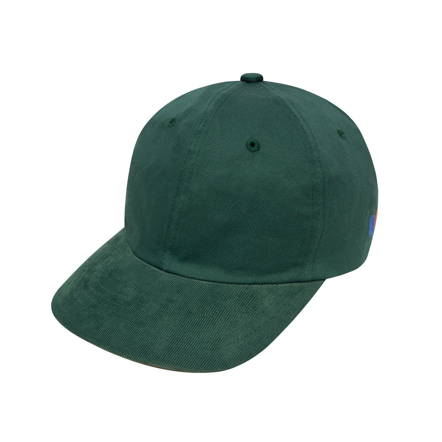 W Face Corduroy Brim 6P Cap (court green)