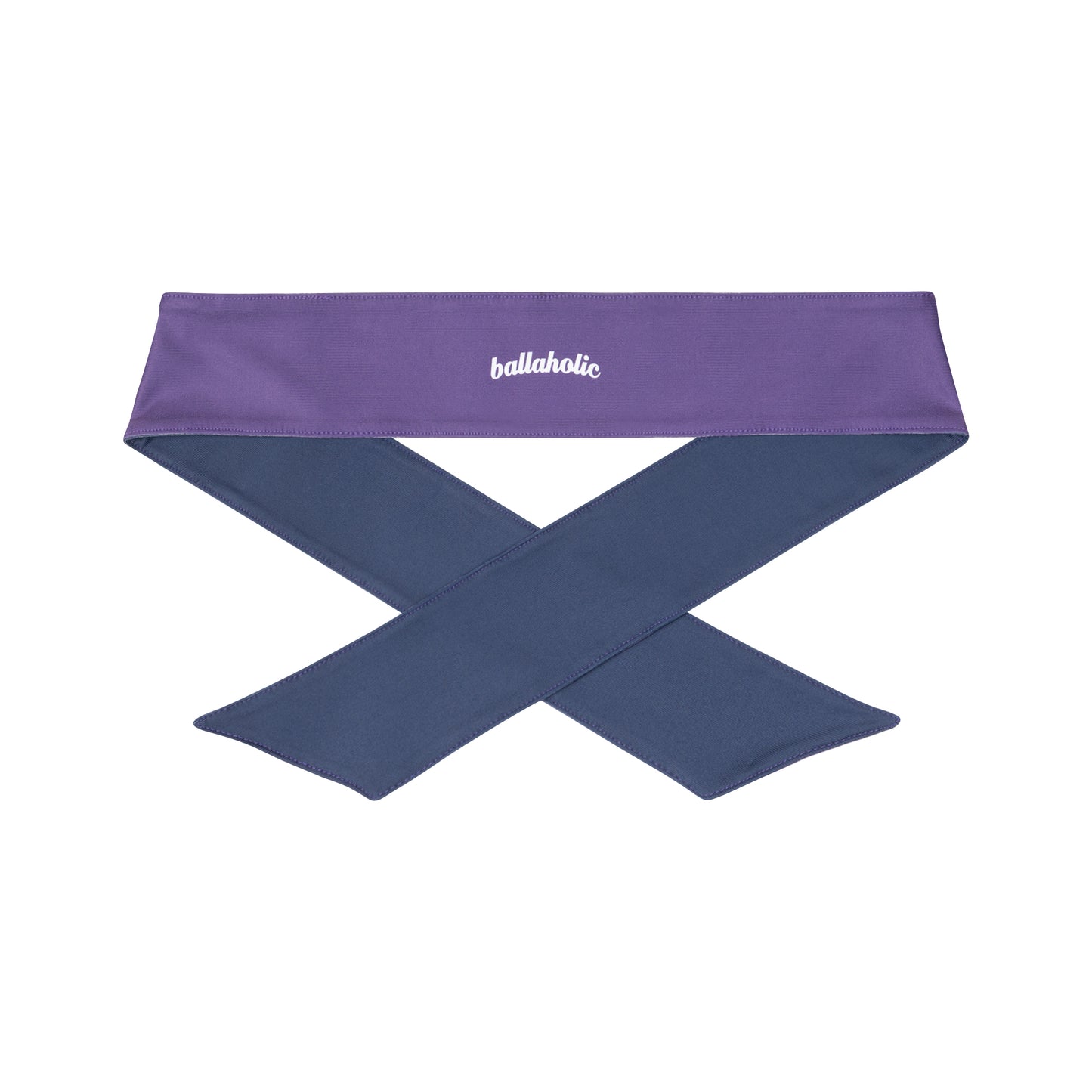 Logo Head Tie (purple/navy)