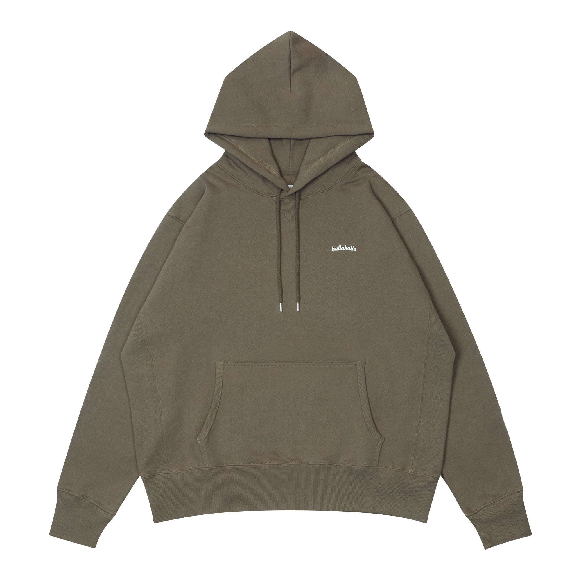 Small Logo Sweat Hoodie (warm gray) – ballaholic