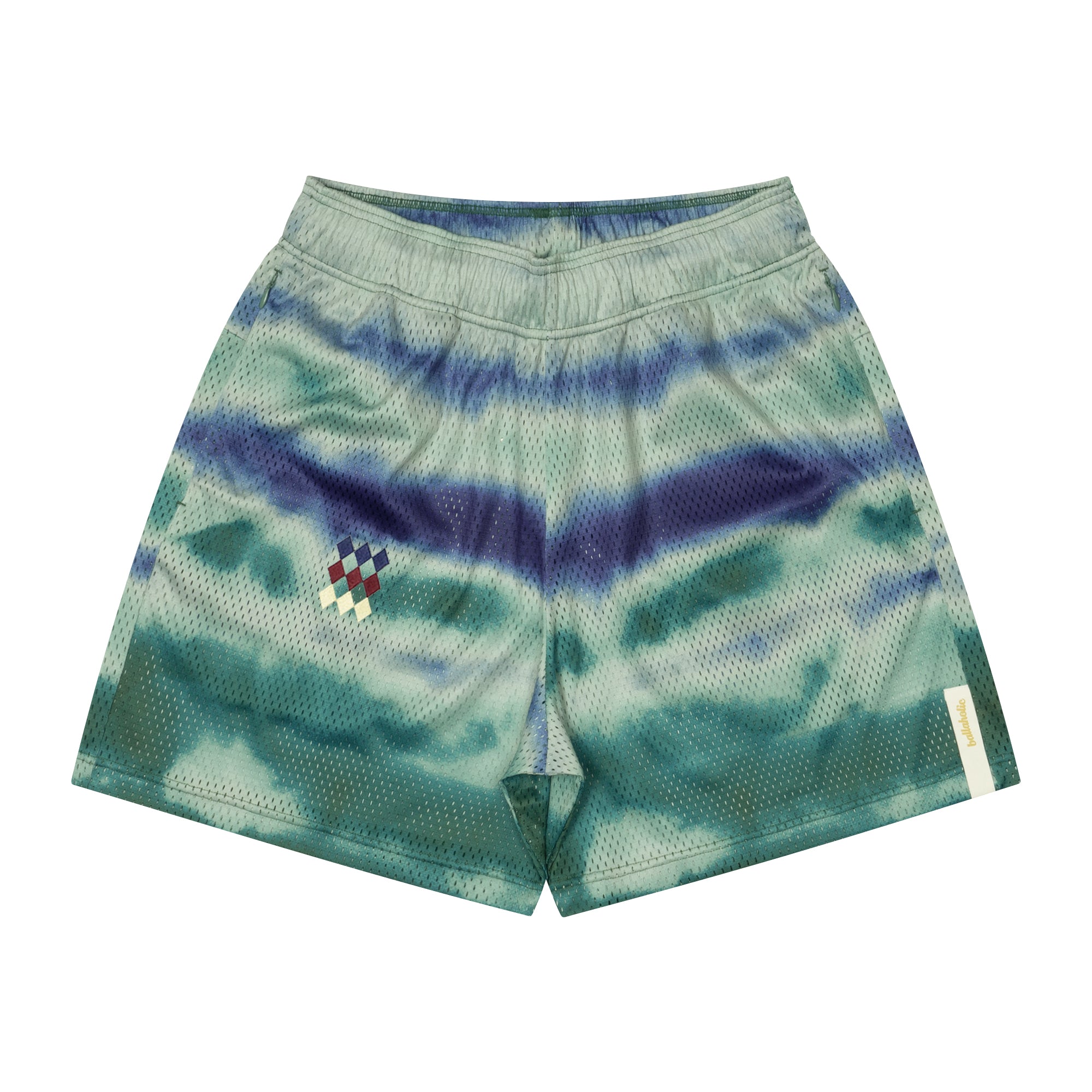 ボーラホリック　Tides Pattern Mesh Zip Shorts