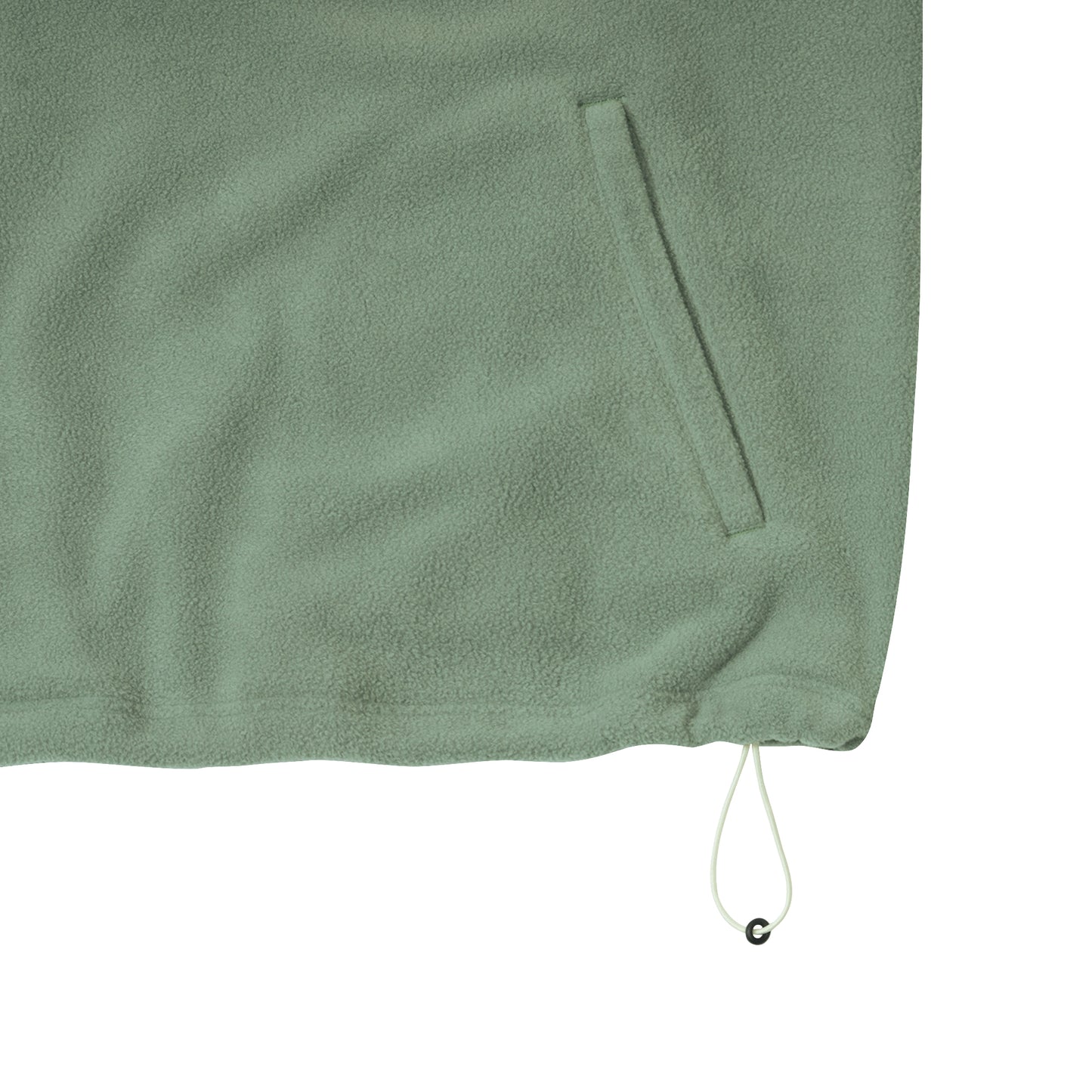 Fleece Half Button Pullover (slate green)