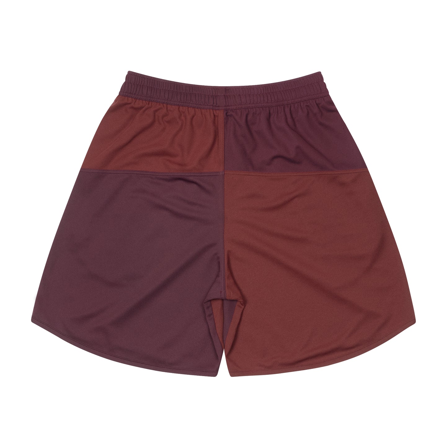 2 Tone Basic Zip Shorts (crimson)