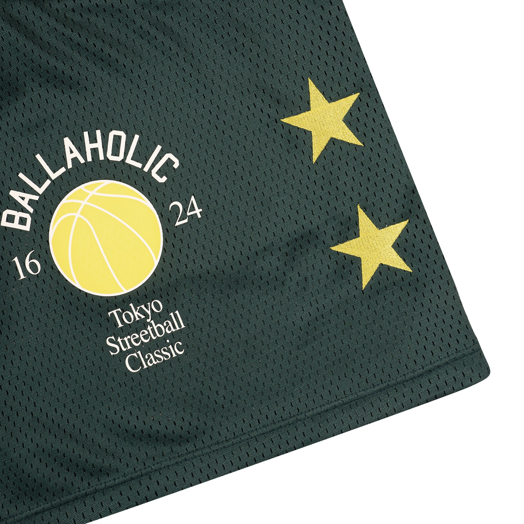 TSC Mesh Zip Shorts (dark green) – ballaholic