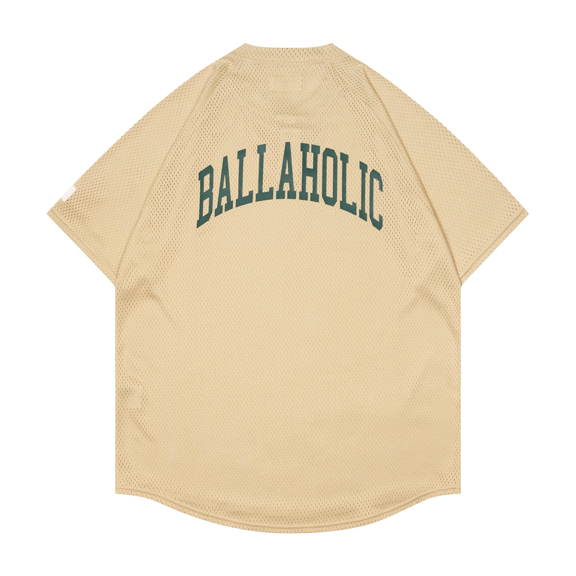 ballaholic College Logo Mesh Zip Shorts-