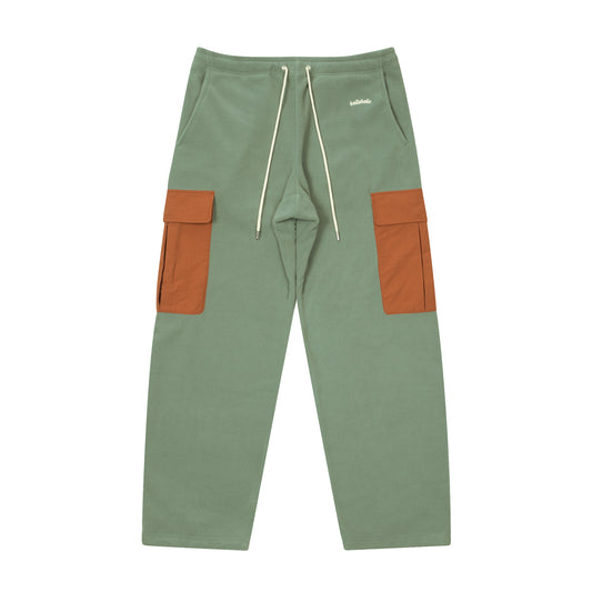 Fleece Cargo Pants (slate green)