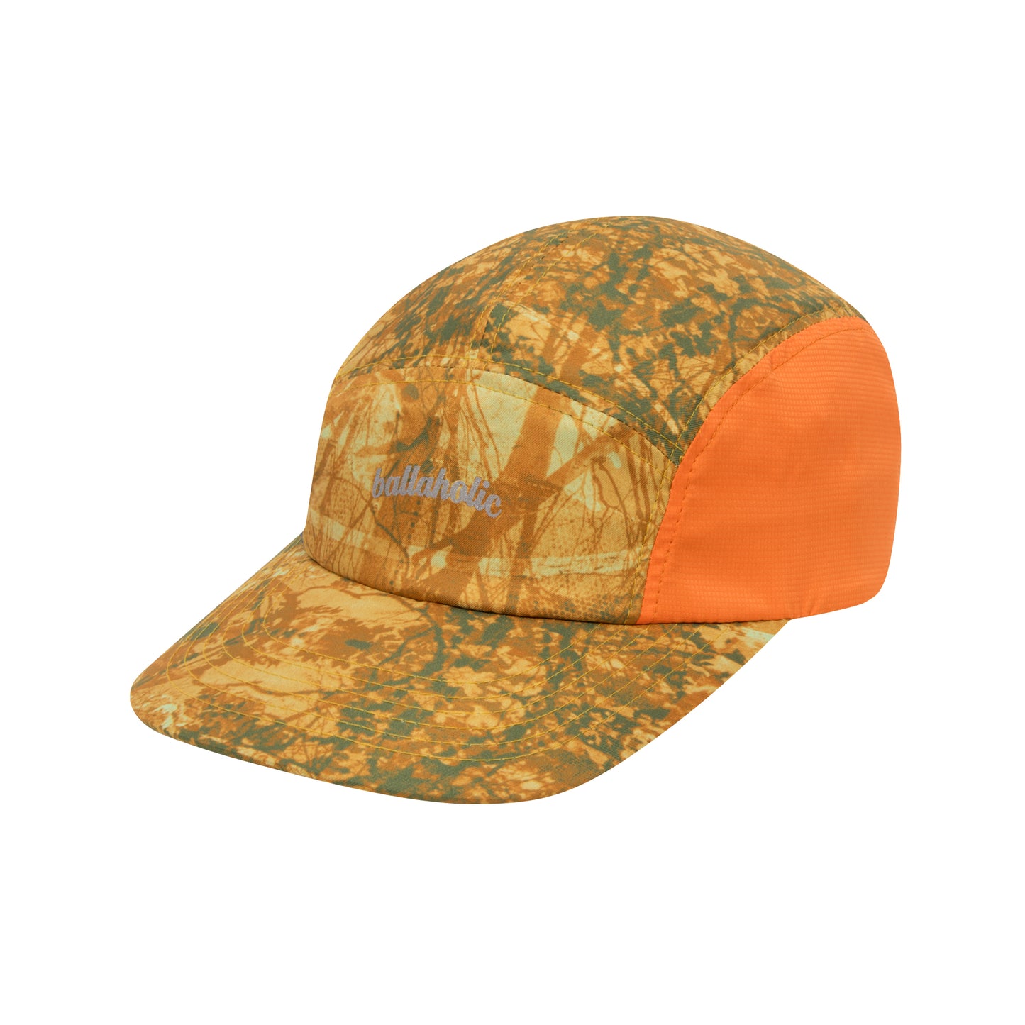 W Face Jet Cap (camo/blue/orange)