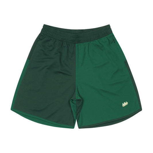 2 Tone Basic Zip Shorts (dark green)