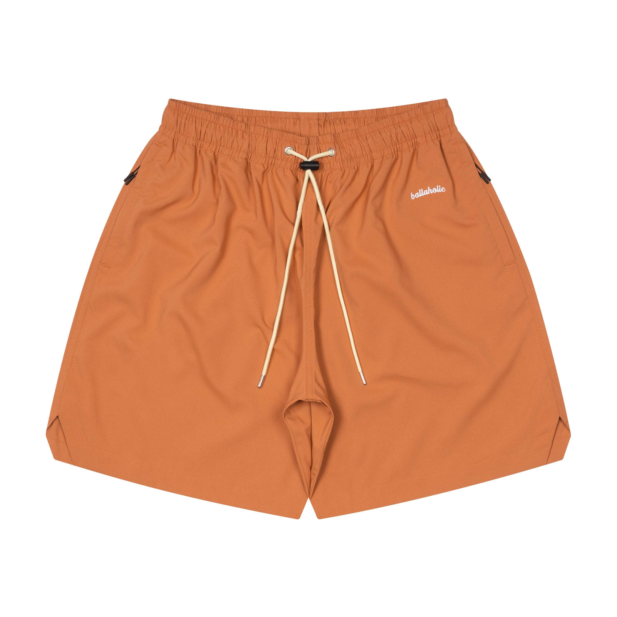 ballaholic College Logo Mesh Zip Shorts-