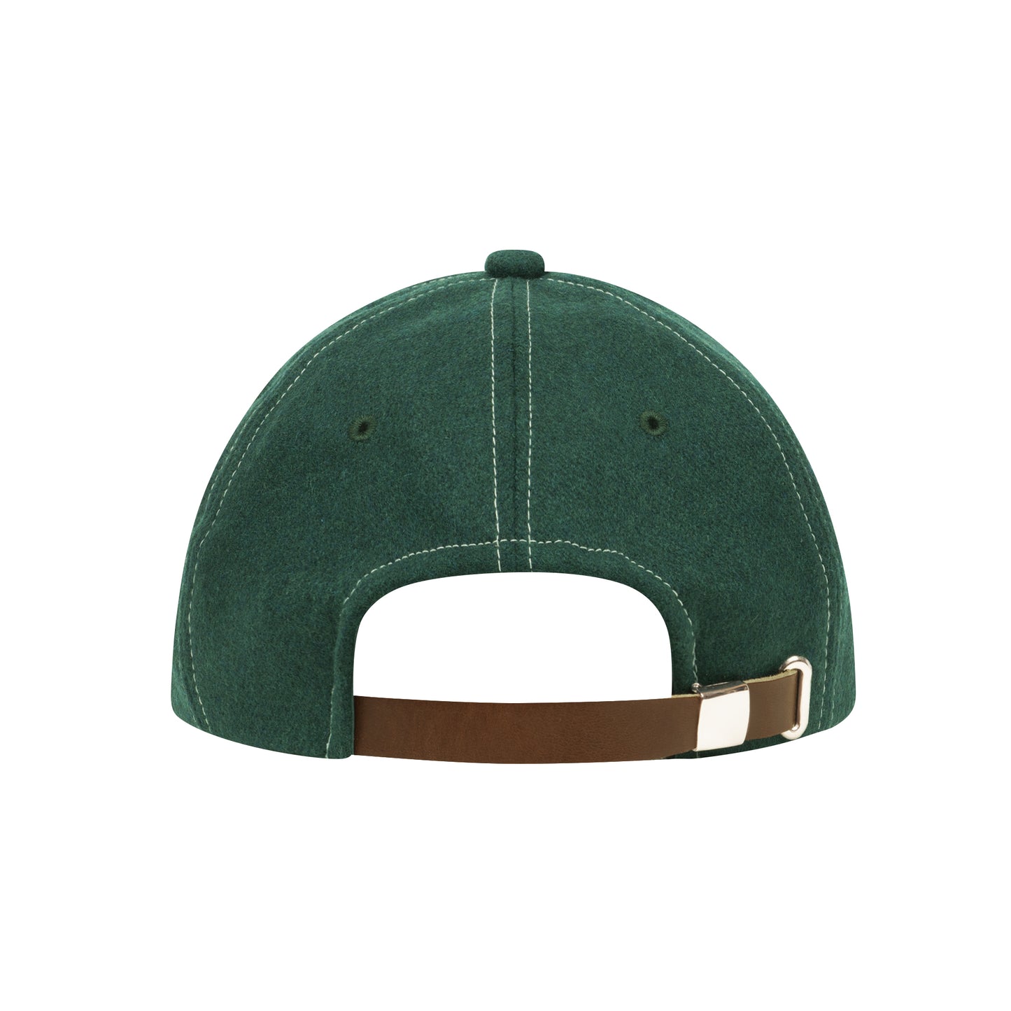 b 6P Wool Cap (dark green)