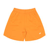 Basic Zip Shorts (tangerine orange/off white)