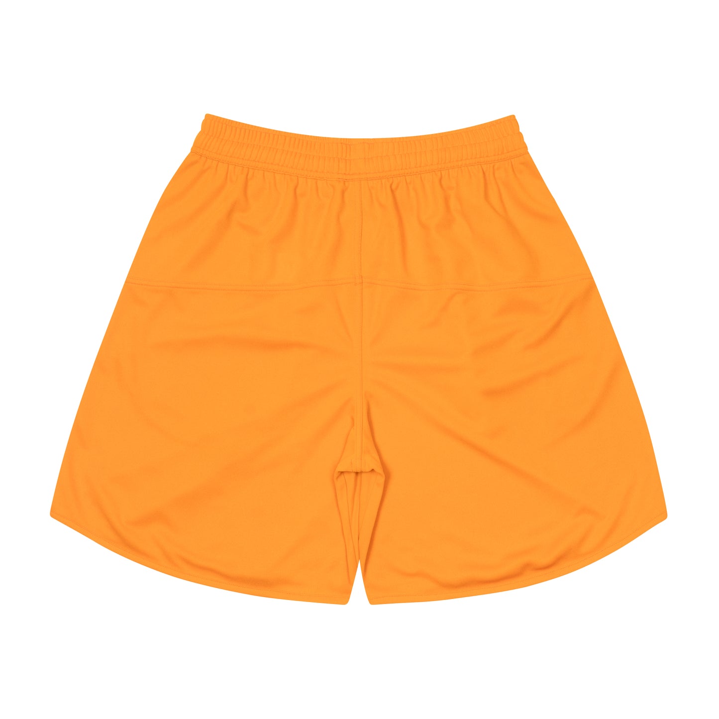 Basic Zip Shorts (tangerine orange/off white)