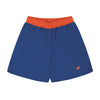 The Neighborhood Classic Zip Shorts (blue/orange)