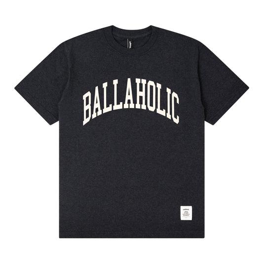 College Logo Tee (dark heather navy/white)