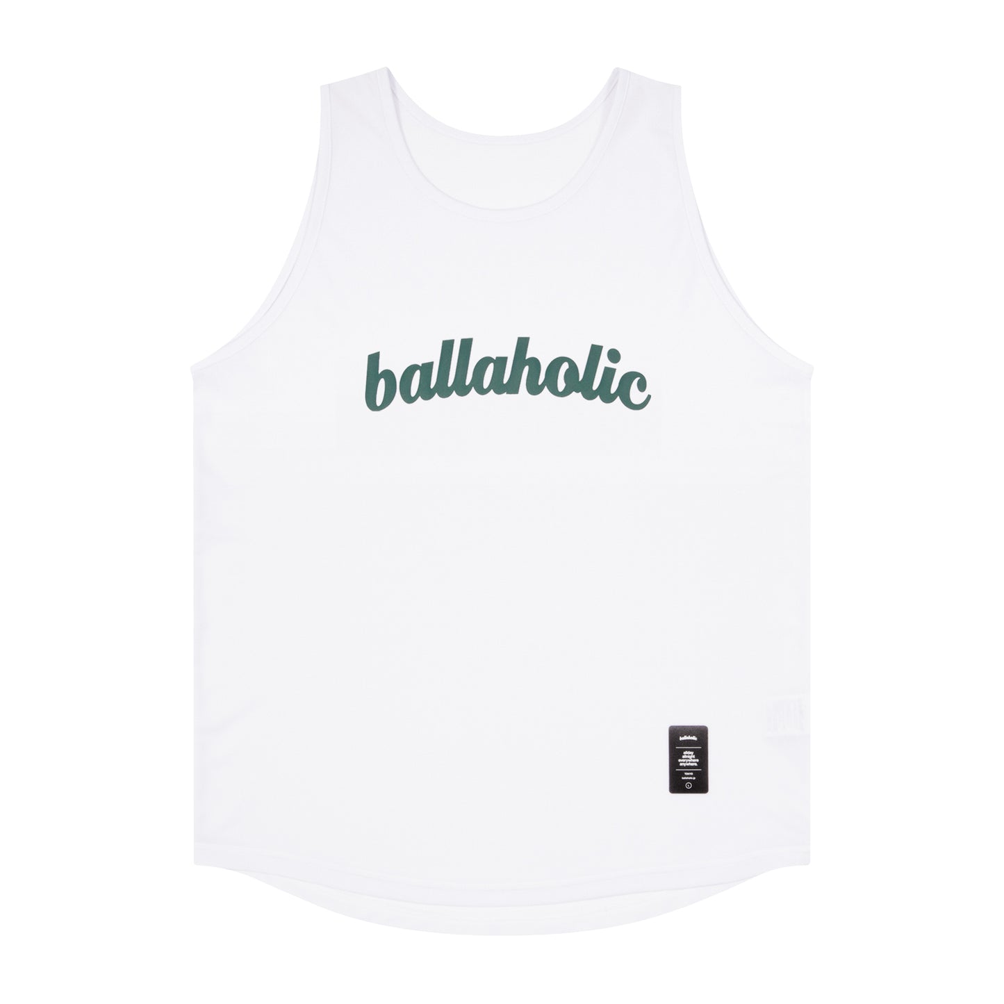 Logo Tank Top (white/antique green)