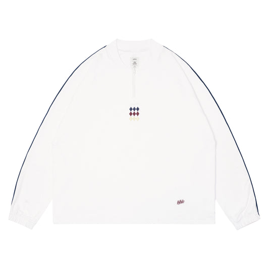 Hyperstretch Half Zip Pullover Jersey (white)