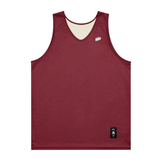 Basic Reversible Jersey (crimson/ivory)