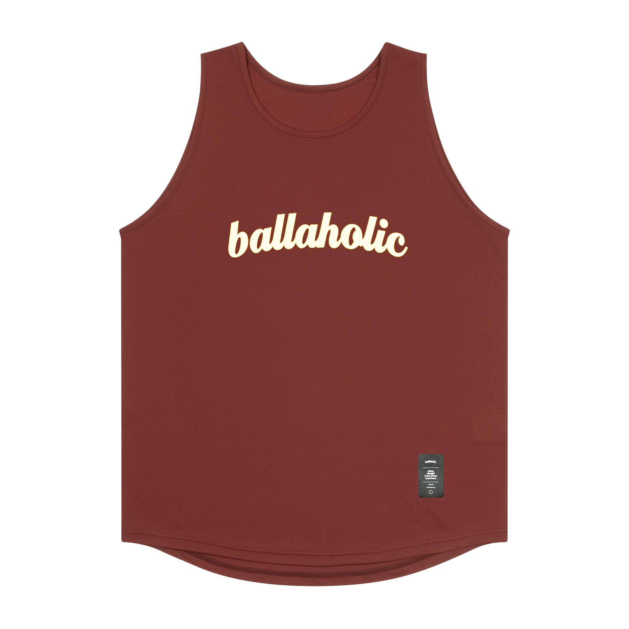 ballaholic Logo Tank top 6枚セット白地にオレンジロゴの商品と