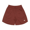 Basic Zip Shorts (barn red/off white)