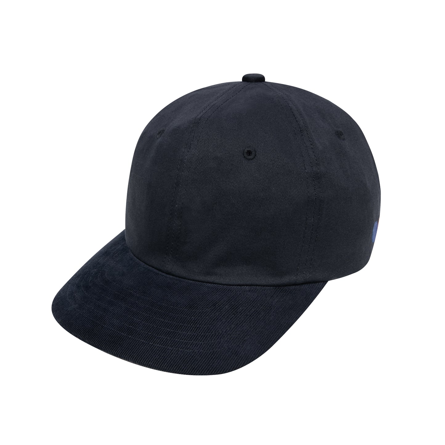 W Face Corduroy Brim 6P Cap (dark navy)