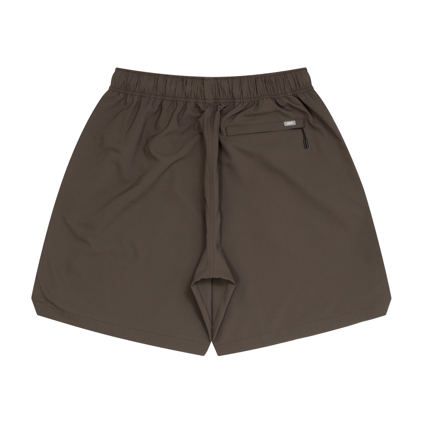 Logo Anywhere Zip Shorts (chocolate brown)