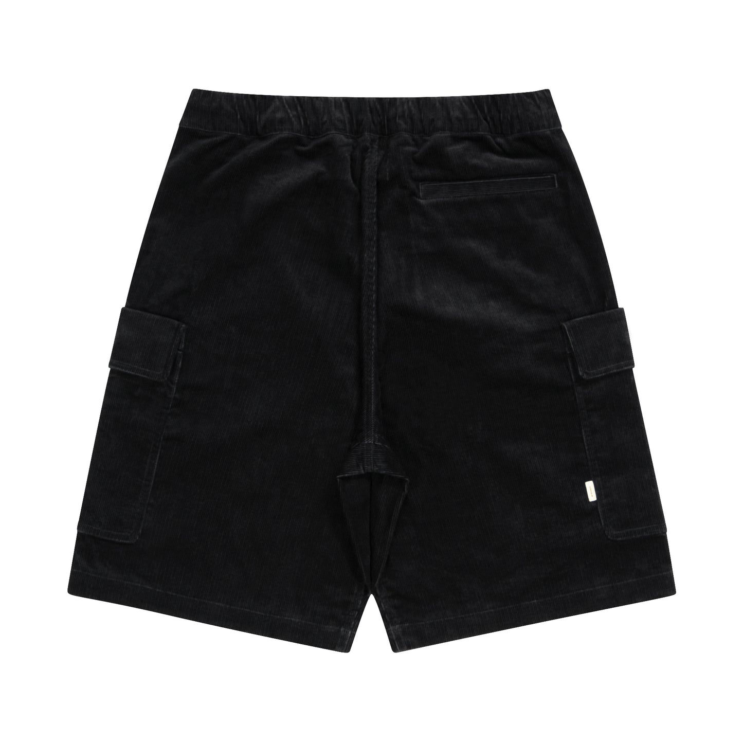 Logo Corduroy Cargo Shorts (black)