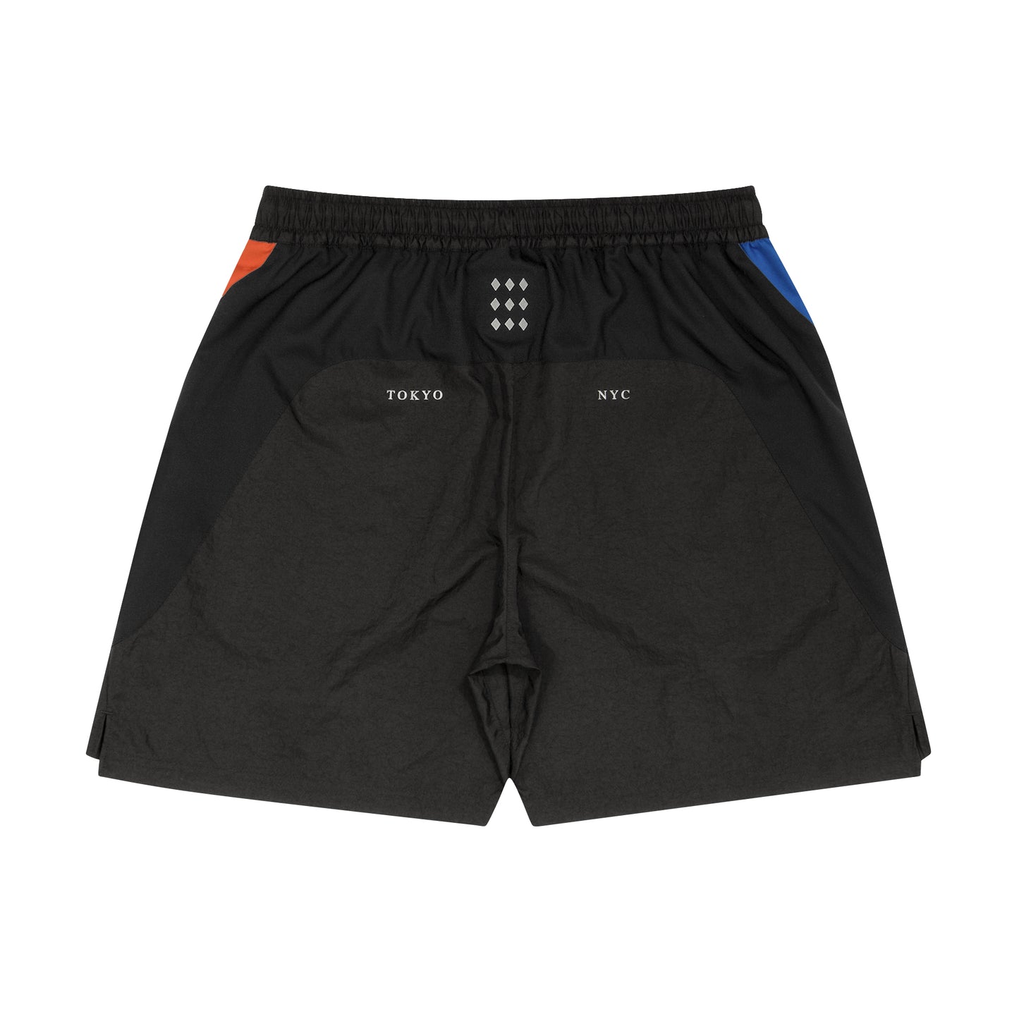 W Face Zip Shorts (black)