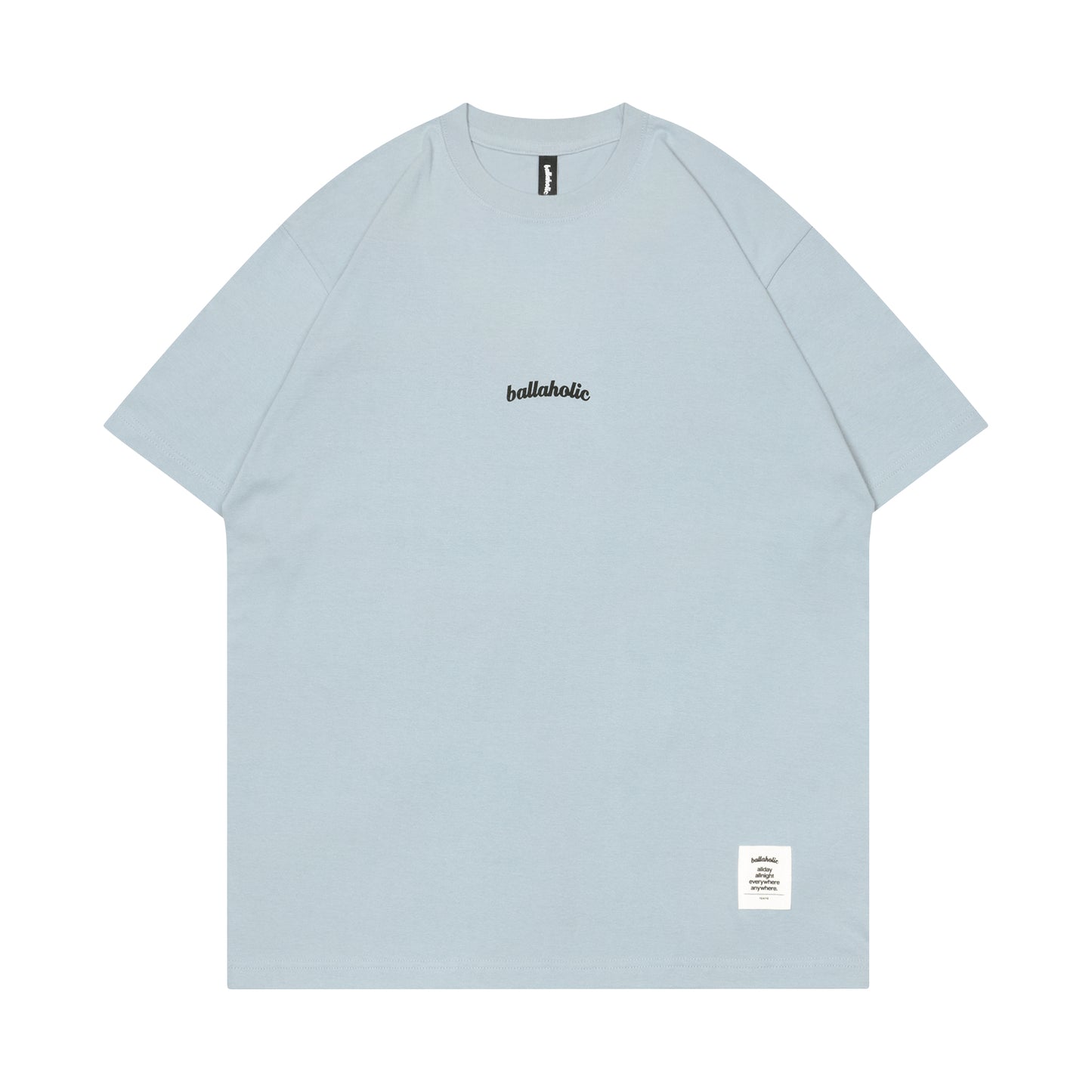 Small Logo Tee (slate blue/black)