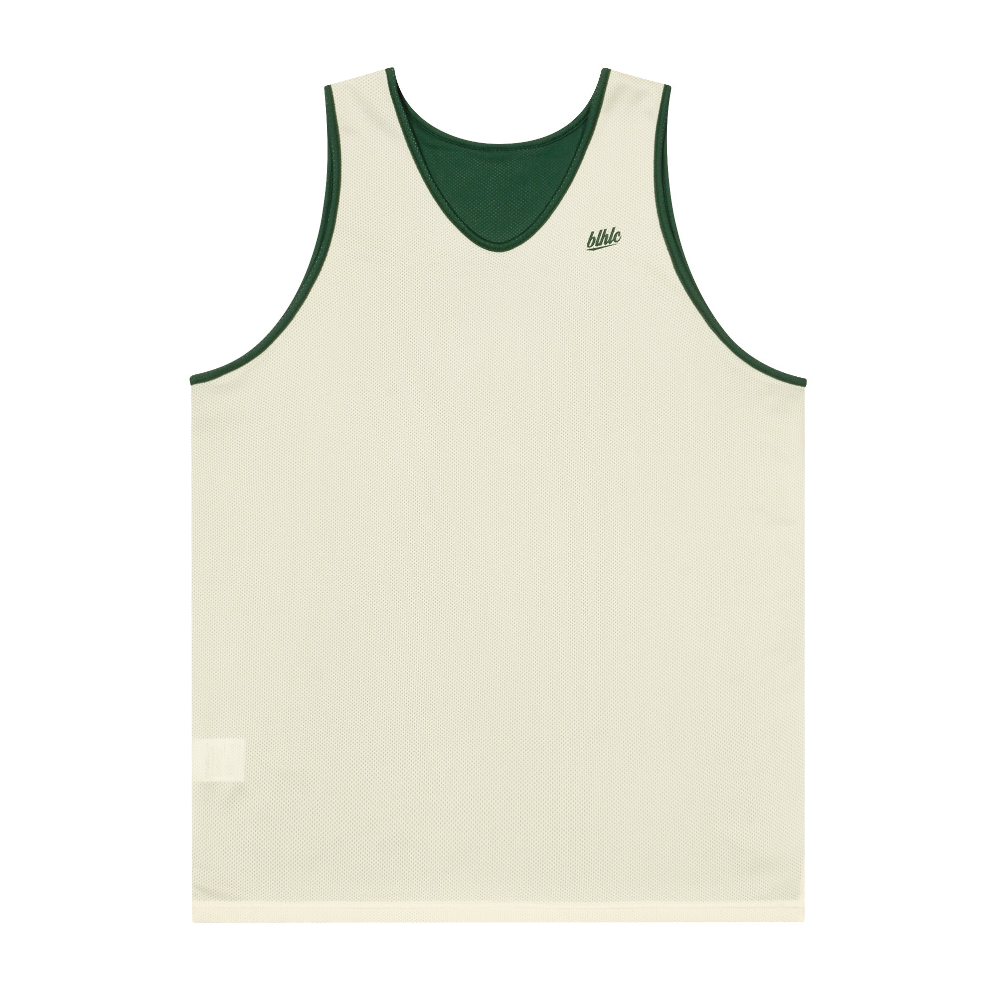 Basic Reversible Jersey (dark green/ivory)