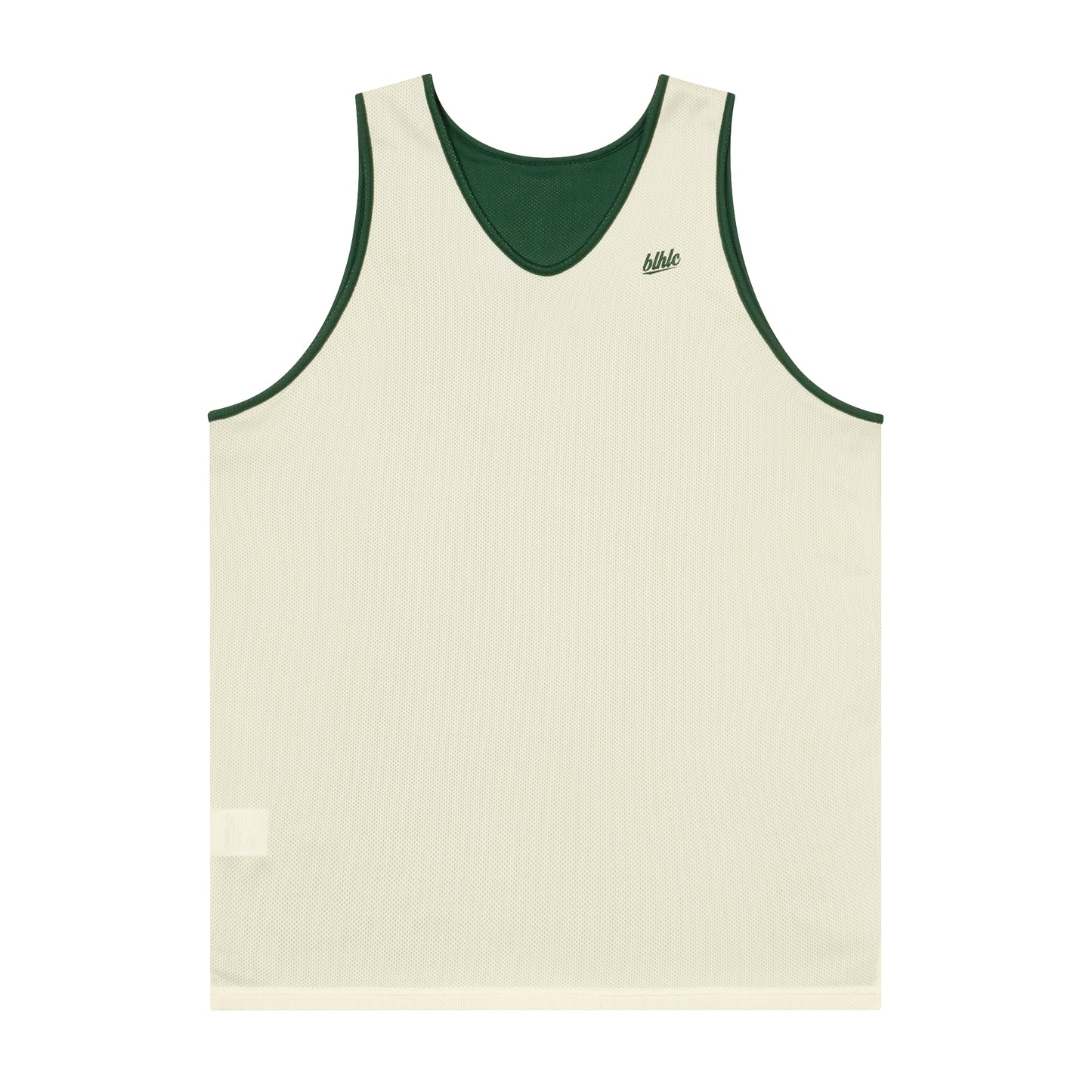 Basic Reversible Jersey (dark green/ivory)