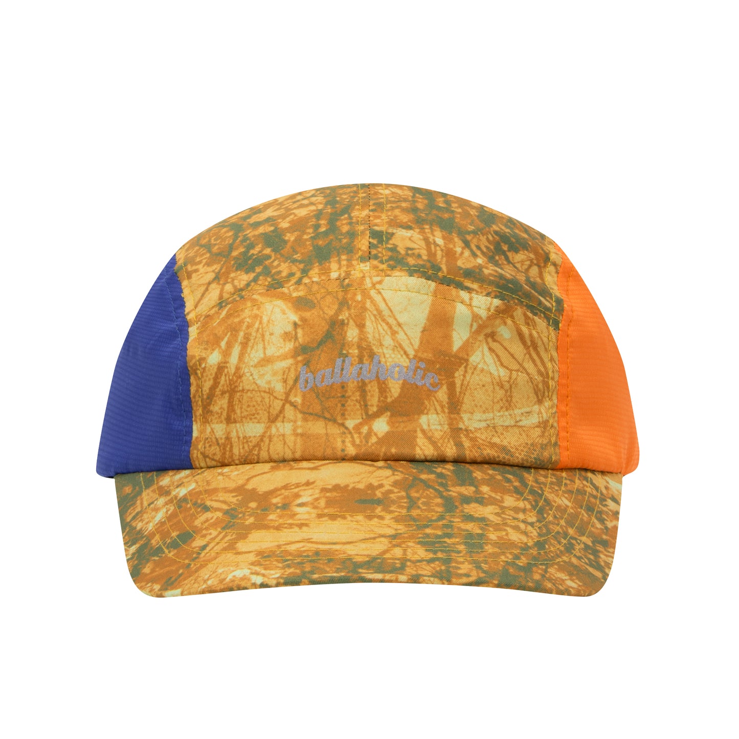 W Face Jet Cap (camo/blue/orange)