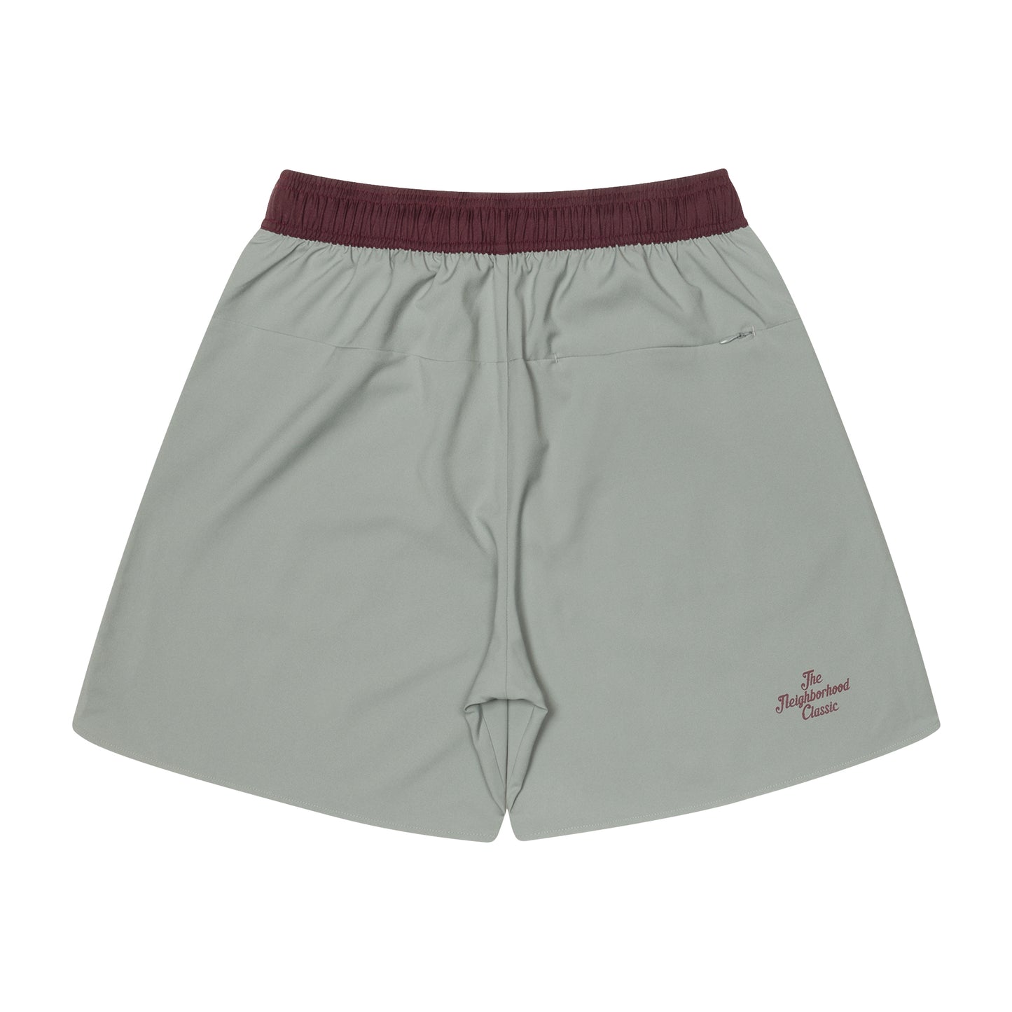 The Neighborhood Classic Zip Shorts (gray)