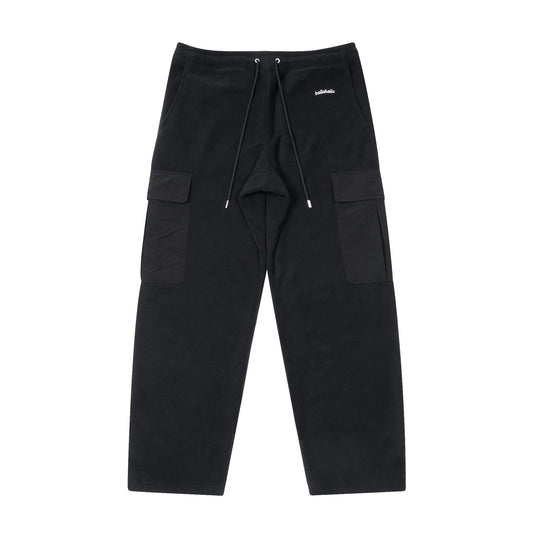 Fleece Cargo Pants (black)