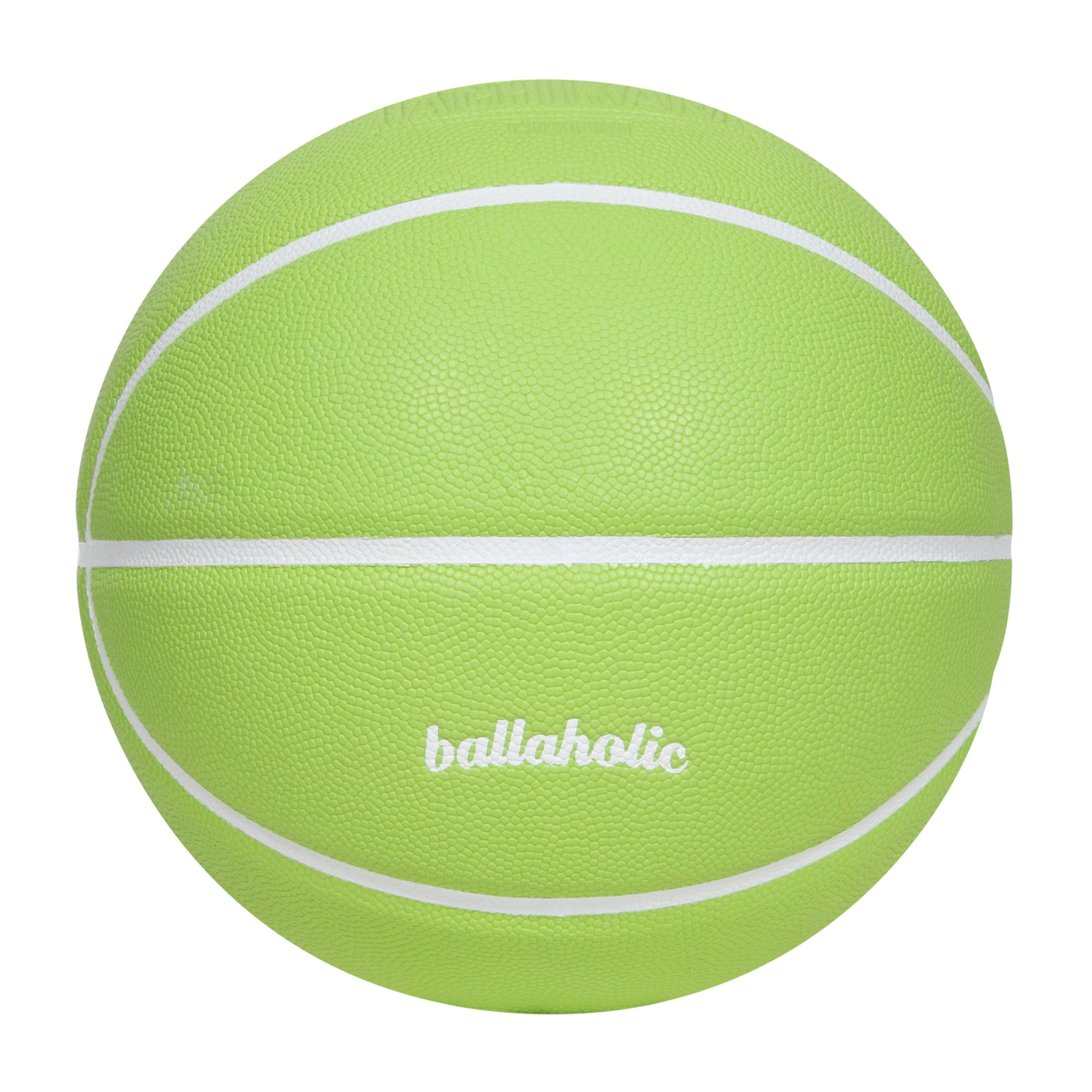 6号球　Basketball / ballaholic x TACHIKARA Playground Basketball / ballaholic x TACHIKARA (pale lime/white)