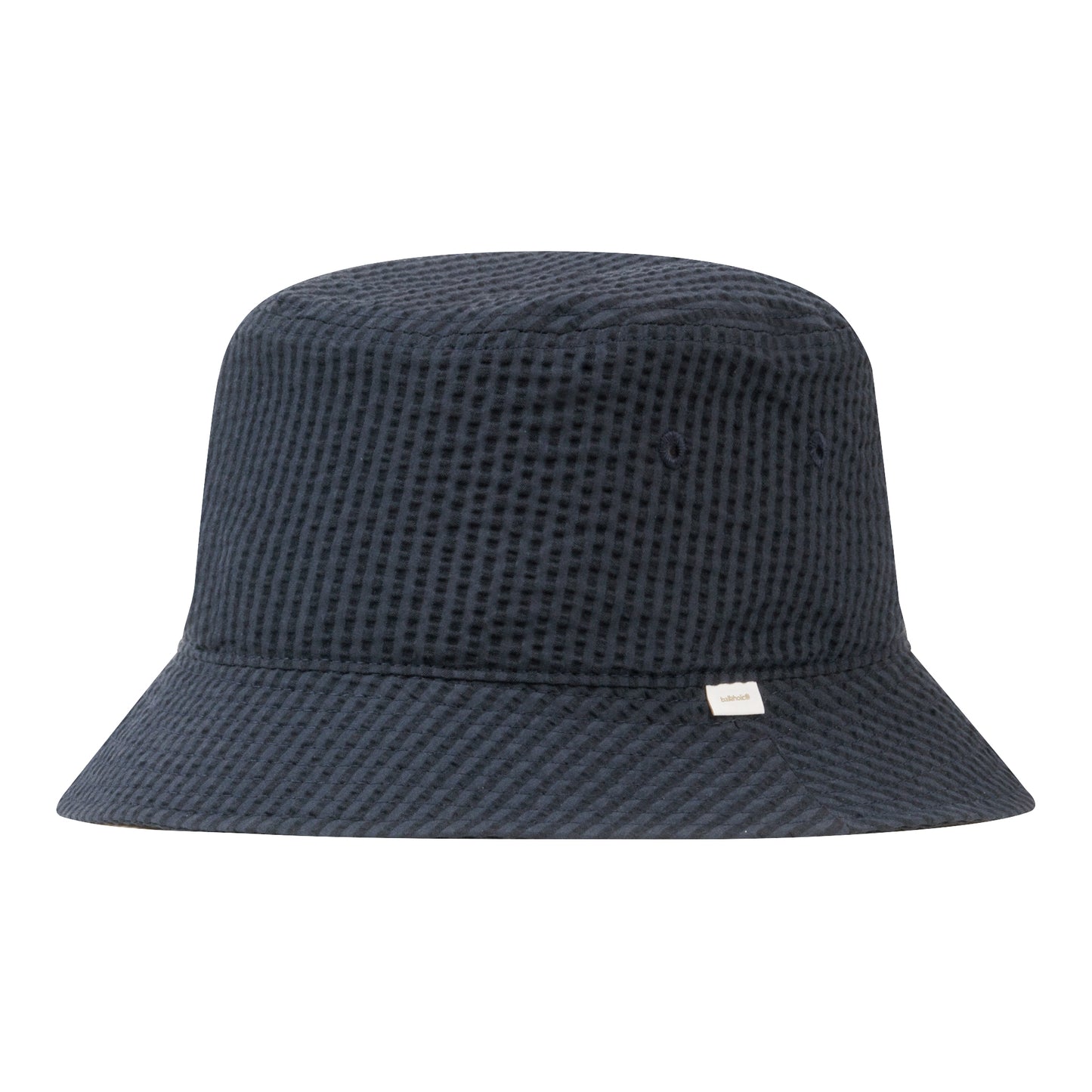 Seersucker Bucket Hat (navy)