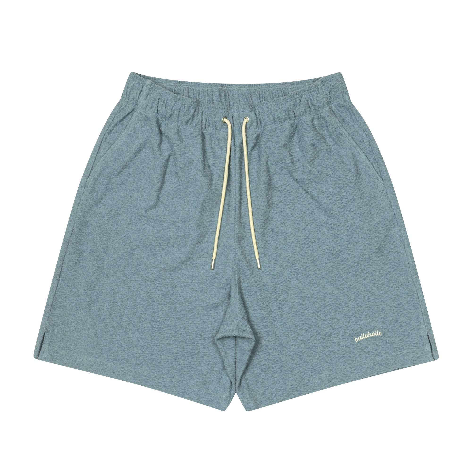 M】ballaholic Logo Pile Shorts (oatmeal)-