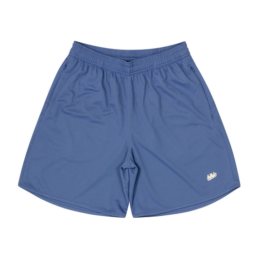 Basic Zip Shorts (classic blue/off white)