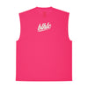 3D-Net blhlc Back Print No Sleeve Tops (pink/ivory/black)