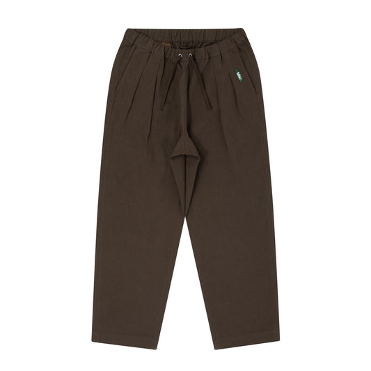 Ball Panel Logo Cotton City Pants (coffee)