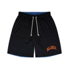 College Logo - STREETMOVE Mesh Zip Shorts (black/blue)